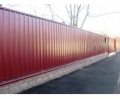 Купить вишневый RAL3005 профнастил, вишневый
